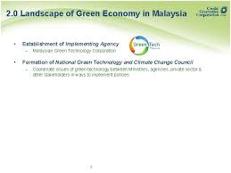 Jul 08, 2021 · greentech malaysia is a government agency under the purview of the ministry of energy, science, technology, environment & climate change (mestecc). Dfis In Financing Green Technology The Malaysian Experience