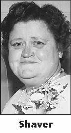 JOAN SHAVER Obituary