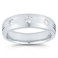 Product Mens White Gold Rings Platinum Wedding Band Rings For Men