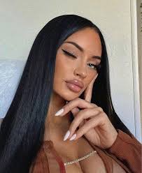 Amo el cabello lacio 🖤✨