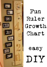 fun diy ruler growth chart project