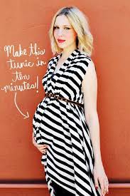 Maternity Tunic In 10 Minutes Diy Could Be Non Maternity Too Diy Maternity Clothes Maternity Sewing Diy Maternity