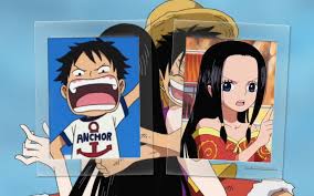 Luffy, boa, hancock, one, piece, wallpaper, wallpapers, quality name : Luffy And Hancock Wallpaper 7 By Weissdrum On Deviantart