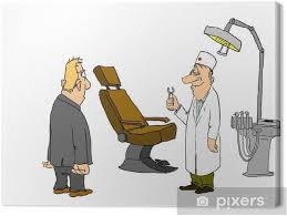 Bei der entfernung eines zahns (in der fachsprache zahnextraktion genannt) muss der zahnarzt. Leinwandbild Cartoon Comic Karikatur Sammlung Zahnarzt Arzt Pixers Wir Leben Um Zu Verandern