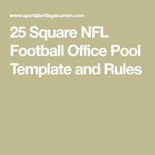 Football pool games are a norm in boys' house parties. 25 Square Nfl Football Office Pool Template And Rules Football Pool Office Pool Football