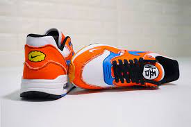 Maybe you would like to learn more about one of these? Dragon Ball Z X Nike Air Max 1 Son Goku Custom Sneakers Magazine