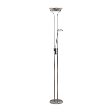 Provide a stylish additional source of light with this mother and child floor lamp in satin silver. Home Furniture Diy Mother Child Floor Lamp With Double Dimmer In Chrome Satin Silver Black Chrome Globalgym Parsberg Com