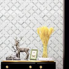 Backsplash for white cabinets herringbone backsplash beadboard backsplash backsplash renovation stacked stone backsplash metallic backsplash natural stone backsplash kitchen. Specialty Crystal Carrara White Marble Stone Bath Wall And Floor Mosaic Tile Kitchen Backsplash