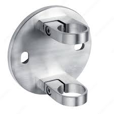 Metal shelf brackets, heavy duty j bracket for floating shelf, as seen in becki owens kitchen. Circular Fascia Mount Bracket For Round Baluster Post Richelieu Glazing Supplies