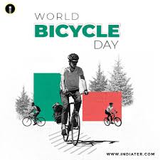 The day is observed to draw people's attention towards the importance and benefits of riding a bicycle. 3rd June World Bicycle Day Celebration Free Psd Banner Image Design Download Indiater