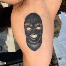 Gangster tattoos dope tattoos hand tattoos chicanas tattoo mask tattoo cover tattoo skull tattoos tattoo blog trendy tattoos. Snagged A Healed Pic Of This Skimask Tattoo Hope You Guys Like It And Tag A Friend Thanks For Tattoo Sleeve Designs Tattoos Mask Tattoo
