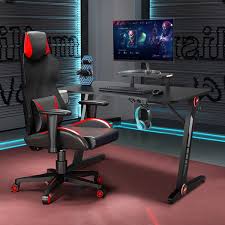 Pietre naturali dimensione / diametro esterno in cm : Costway Scrivania Da Gaming Con Alzata Per Monitor Tavolo Da Gamer Professionale Con Luci Rgb Scrivanie Mobili Da Ufficio Arredamento Costway