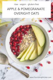 Apple Pomegranate Pecan Overnight Oats Recipe Raw Food Diet Recipe In 2020 Raw Food Recipes Breakfast Raw Food Diet Raw Food Recipes