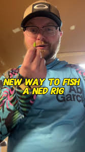 NEW way to fish a Ned Rig?! #bassfishing #fishing #fish #fishinghacks  #nedrig #zman #winterfishing #CapCut