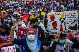 Police in myanmar escalated their crackdown on demonstrators, saturday, in major cities as protesters continue to decry the military takeover. Myanmar S Protests Are Growing Defying Threats And Snipers Today