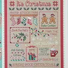 Christmas mistletoe counted cross stitch this is a digital download pattern, not a finished product. It S Christmas Cross Stitch Pattern Sue Hillis Designs
