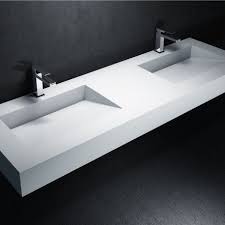 Corian Bathrooms Estonecril Double Vasque Salle De Bain Salle De Bains Double Vasque Plan Vasque