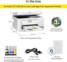 Customer Reviews Epson Ecotank Et 4760 Wireless All In One Inkjet Printer White 4760 Best Buy Epson software updater allows you to update epson software as well as download 3rd party applications. epson ecotank et 4760 wireless all in one inkjet printer white
