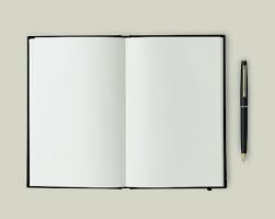 Download Download Premium Psd Of Blank Plain White Notebook Page With A Pen Mockup In 2021 Artistic Frame Background Design Beige Background