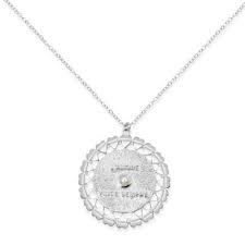 Verona Necklace Sterling Silver Sterling Silver Pendants Silver Detailed Necklace