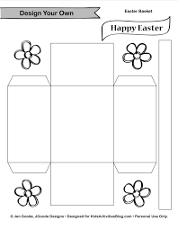 Basic materials for making a paper plate easter bunny. The Cutest Mini Easter Basket Printable Craft Kids Activities Blog