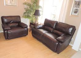 Macy S Nina Chocolate Leather Electric Dual Reclining Loveseat Recliner Chair Modern Leather Sofa Loveseat Recliners Living Room Leather