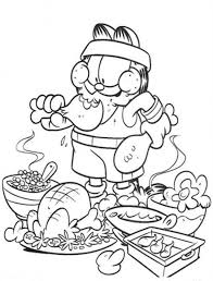 Garfield Eating Junk Food Coloring Pages Food Coloring Pages Kidsdrawing Free Color Food Coloring Pages Thanksgiving Coloring Pages Pirate Coloring Pages