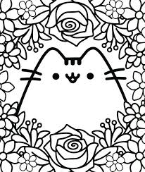 94 Best Pusheen Coloring Book Images On Pinterest Books Pages For Kids Pusheen Coloring Pages Cute Coloring Pages Cartoon Coloring Pages
