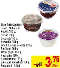 İstanbul, ankara, i̇zmir, +30 şehir min. Eker Tatli Cesitleri Indirimde Market