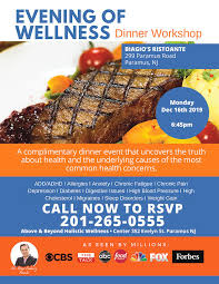 But when it comes to high cholesterol, you are at a high risk of heart disease and stroke. Evening Of Wellness Dinner Workshop Above And Beyond Holistic Wellness Center