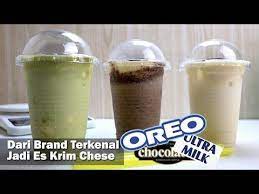Minuman Kekinian Oreo Chesse Paling Laris Youtube Oreo Food And Drink Food