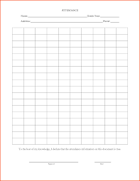 12 blank attendance sheet survey template words