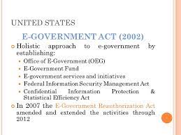 Chapter i preliminary provisions title and commencement. Electronic Government The Course In Us European Union Greece Aikaterini Yiannoukakou Msc Phd Cand Ppt Download