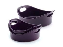 Stoneware Baker Set 3 Pc Eggplant By Rachael Ray Stoneware Baker Crazy Kitchen Rachael Ray