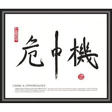 Crisis Opportunity Opportunity Is Always Present In The Midst Of Crisis The Chinese Word For Crisis Carries Two Eleme Chinese Words Chinese Symbols Words