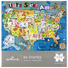 Tv & movie character toys. 50 States 550 Piece Puzzle Puzzles Games Hallmark