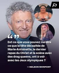 Nelson Monfort, qui a couvert les JO de Paris 2024 sur France TV, n'a pas  du tout apprécié la cérémonie d'ouverture concoctée par Thomas Joly,  regrettant au passage que des personnages comme