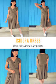 All our sewing patterns available in pdf for easy download : Isidora Dress Pdf Sewing Pattern
