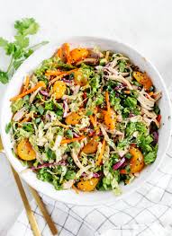 Tossed in tangy soy ginger dressing and packed with fresh vegetables in i prepared a healthy and delicious chinese chicken salad recipe. Chinese Chicken Salad Eat Yourself Skinny