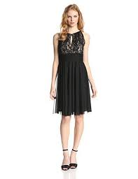 Amazon Com Jessica Howard Women S Sleeveless A Line Dress Clothing Lace Dress Casual Cocktail Dress Beautiful Black Dresses