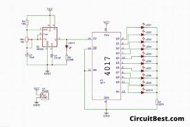 Circuit diagram is a free application for making electronic circuit diagrams and exporting them as images. Simple Led Chaser Circuit With Cd4017 Ic And 555 Timer Ic Pcb Added