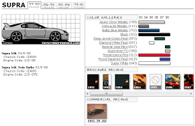 Toyota Supra Touchup Paint Codes Image Galleries Brochure