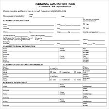 The bremer bank visa signature business company card is basically the only true business credit card that's available with no personal guarantee and isn't classified as a corporate card. it still targets medium to large businesses, however, and it has high income and revenue requirements. Free 9 Sample Personal Guarantee Forms In Pdf