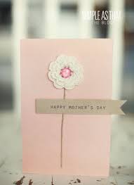 Making our own birthday card is fun and we can customize it to suit the temperament and taste of our loved ones. Simple Mother S Day Card Ideas Mothers Day Cards Simple Cards Cards
