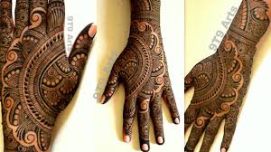 Mehndi design photos app provides big collection of mehndi designs of all types and styles. Easy Dulhan Mehndi Design For Full Hand New Bridal Henna Mehndi Design Simple Wedding Mehdi Design Youtube
