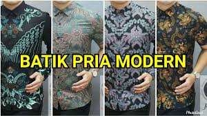 Model Baju Batik Pria Modern 2021 Batik Pria Modern