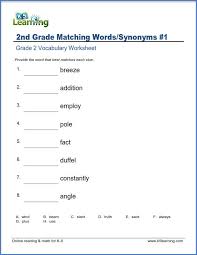 Simply print them out to start the activity in minutes! Match The Words 2 Worksheets 99worksheets