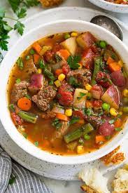 Vegetable Beef Soup - Cooking Classy