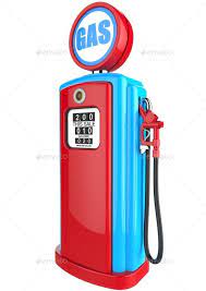 Retro Gas Pump 3d Render Gas Pumps Gas Pumps