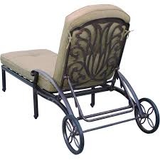 Eclipse deep seating cast aluminum lounge set. Darlee Elisabeth Cast Aluminum Patio Chaise Lounge